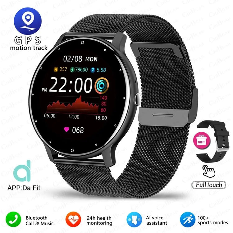 2025 New Bluetooth Call Smart Watch Ultra Light Men's Sports Fitness Waterproof Watch Heart Rate Monitor Full Touch Screen Watch - HONORABLE VETERANS SOLUTIONS