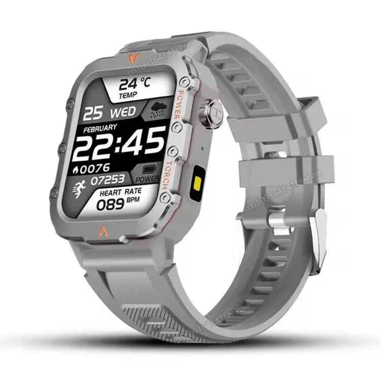 2025 New Rugged Military GPS Smart Watch Men Bluetooth Call Health Monitoring AI Voice Sport Waterproof Smartwatches For Android - HONORABLE VETERANS SOLUTIONS