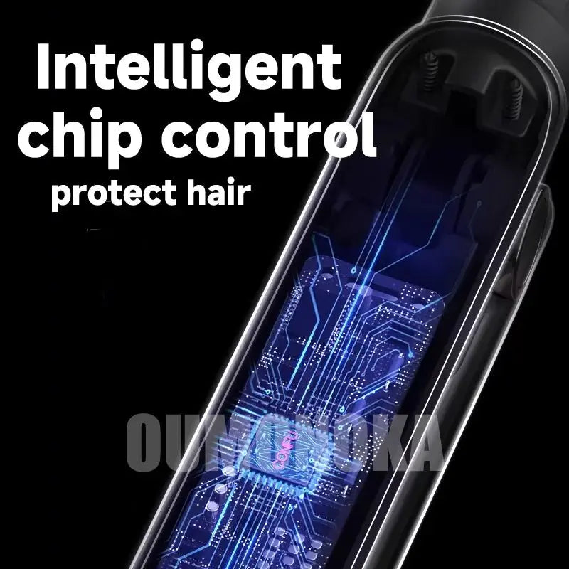 3-in-1 Hair Straightener for Hair Mini Flat Iron Styling Tools & Appliances Brush Beard Salon Hair Curler Professional Hot Comb - HONORABLE VETERANS SOLUTIONS