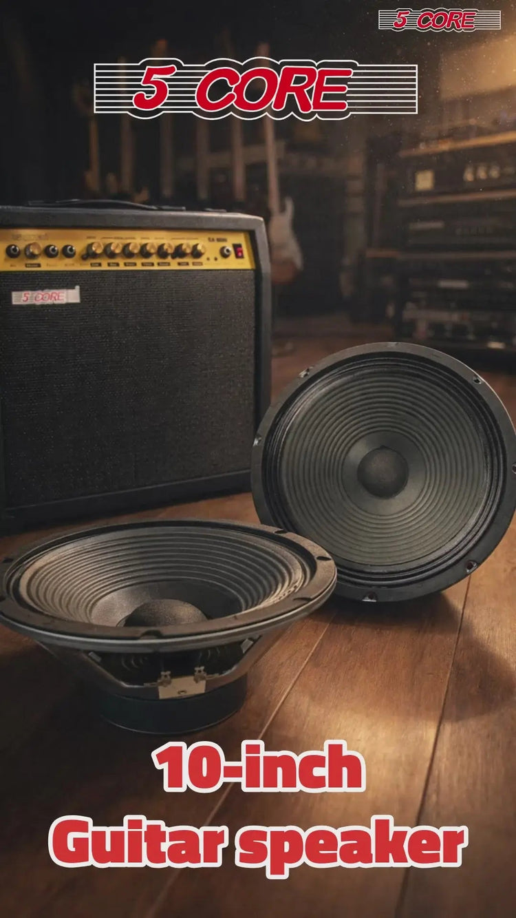 5 Core 10 Inch Guitar Speaker 60W Replacement 8 Ohm Amplifier Cabinet Driver - HONORABLE VETERANS SOLUTIONS