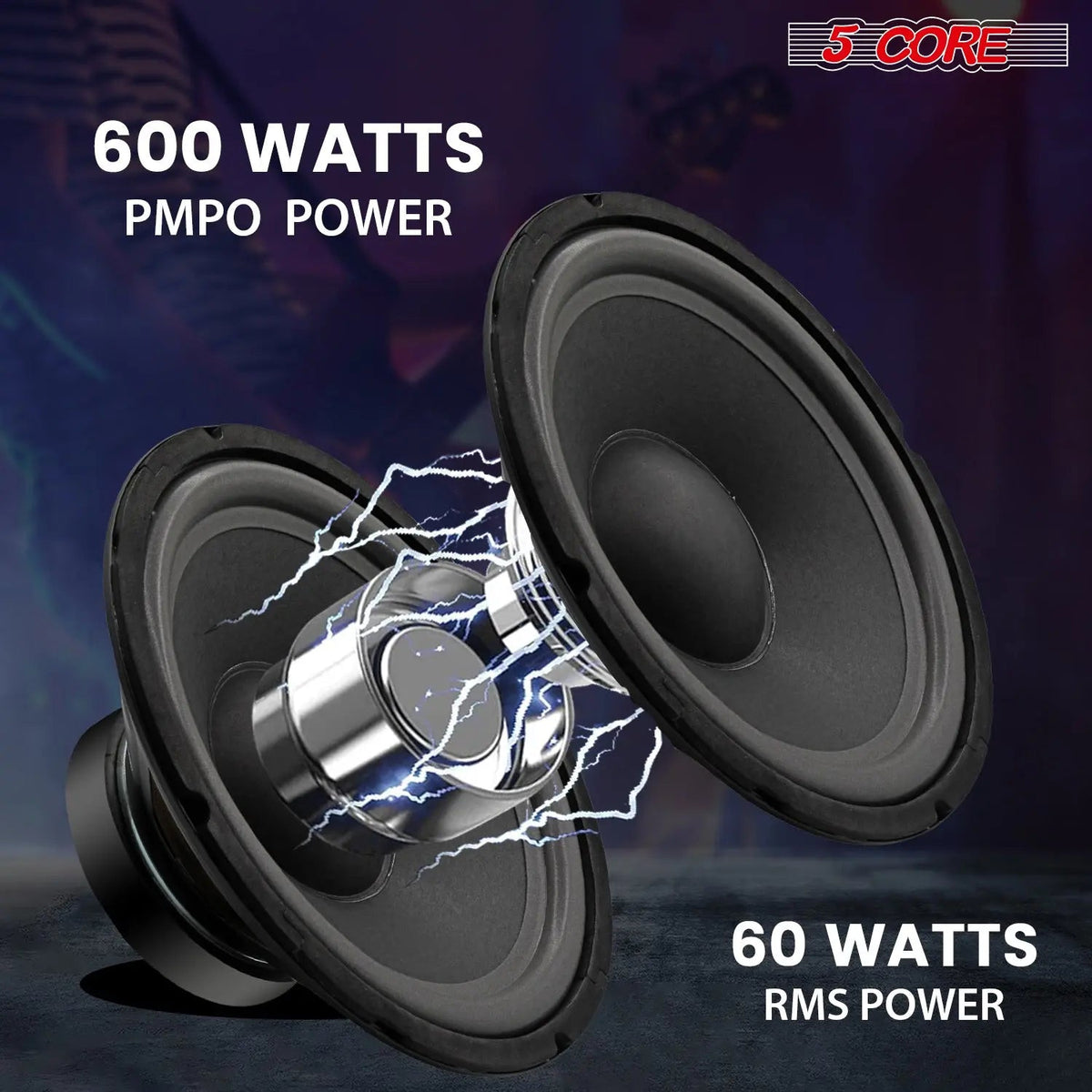 5 Core 10 Inch Guitar Speaker Replacement 600W 4 Ohm for Amplifier Cabinets - HONORABLE VETERANS SOLUTIONS