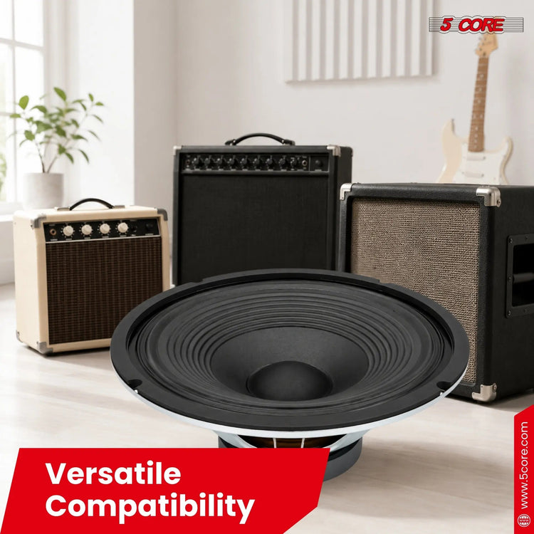 5 Core 12 Inch Guitar Speaker 300W Replacement 8 Ohm Amplifier Cabinet Driver - HONORABLE VETERANS SOLUTIONS