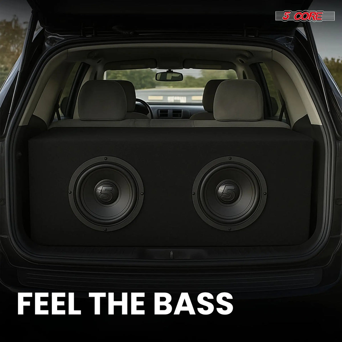 5 Core 6.5 Inch Subwoofer 500W Car Audio Woofer 4 Ohm Replacement Deep Bass Loud Speaker - HONORABLE VETERANS SOLUTIONS