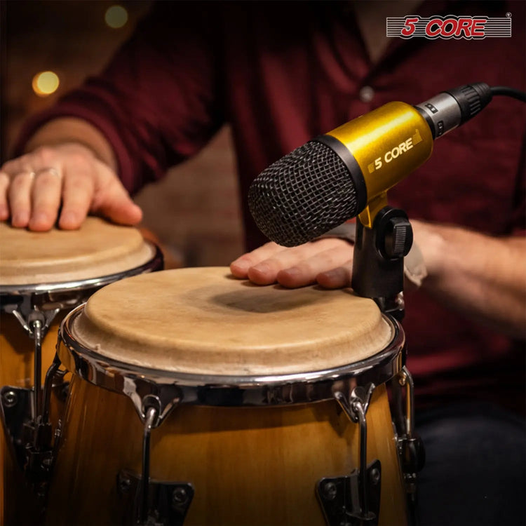 5 Core Conga Mic Snare Tom Set Professional XLR Cardioid Condenser Instrument Microphone Kit - HONORABLE VETERANS SOLUTIONS