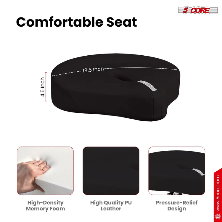5 Core Drum Throne w 4.5" Padded Stool Adjustable Drummer Chair - HONORABLE VETERANS SOLUTIONS