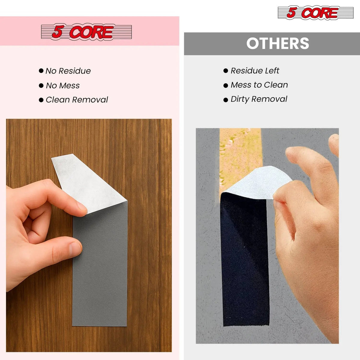 5 Core Gaffers Tape 2" 30 Yards 4Pcs Professional Grey Pro Gaff Tape Non Reflective Water Resistant - HONORABLE VETERANS SOLUTIONS