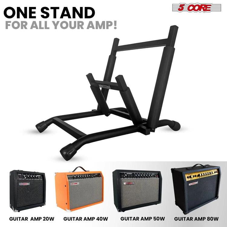 5 Core Guitar Amp Stand Heavy Duty Foam Cover Arm Adjustable Low Profile Collapsible - HONORABLE VETERANS SOLUTIONS