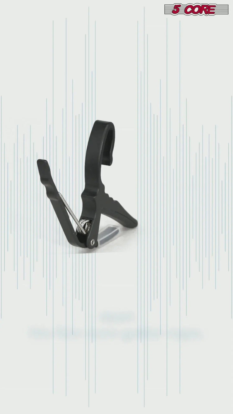 5 Core Guitar Capo Quick Change Acoustic Electric String Clip Banjo Mandolin Or Ukulele - HONORABLE VETERANS SOLUTIONS