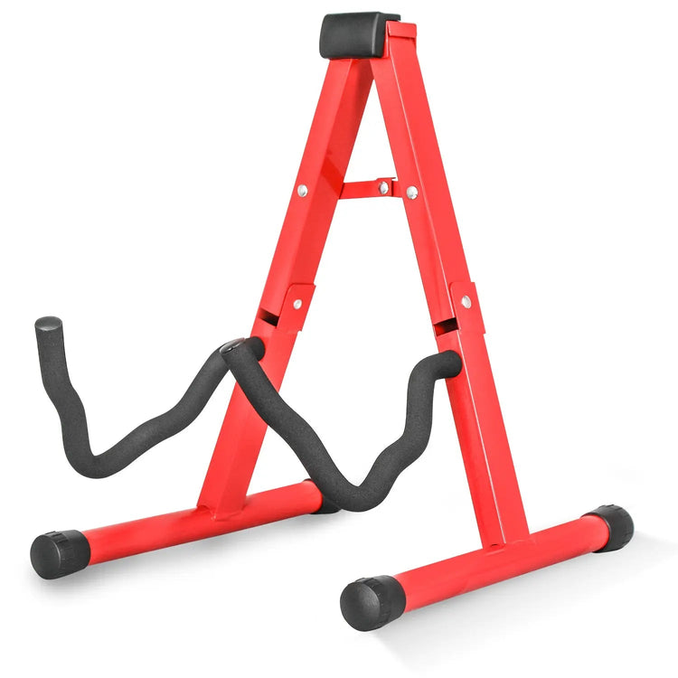 5 Core Guitar Stand A Frame w Soft Foam Arm Non Slip Rubber for Acoustic Electric Bass Ukulele - HONORABLE VETERANS SOLUTIONS