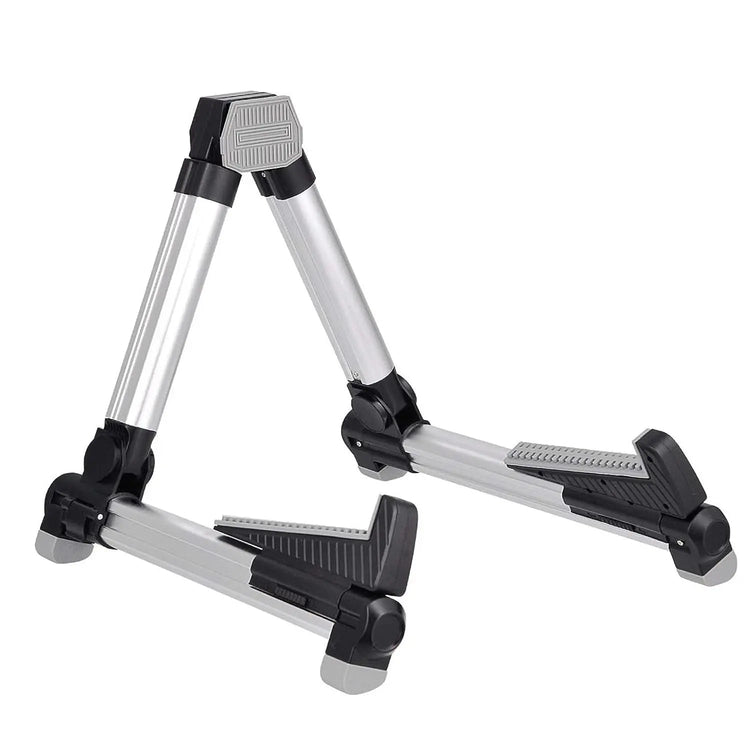 5 Core Guitar Stand Adjustable A Frame Shape w Rubber Pad Arms Supports Acoustic Electric Bass - HONORABLE VETERANS SOLUTIONS