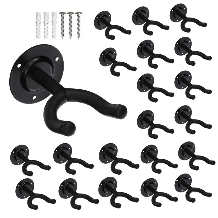 5 Core Guitar Wall Mount 3Pc Wall Mount for Classical Electric Acoustic Bass Guitars for Home Studio - HONORABLE VETERANS SOLUTIONS