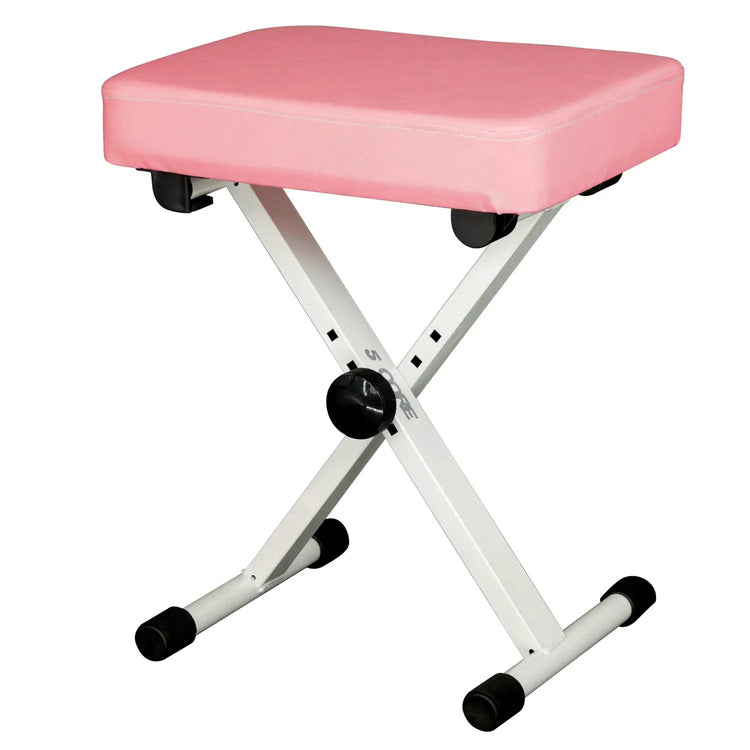 5 Core Keyboard Bench 3 Inch Padded Piano Stool Adjustable 20.5" Guitar Seat Heavy Duty Portable - HONORABLE VETERANS SOLUTIONS