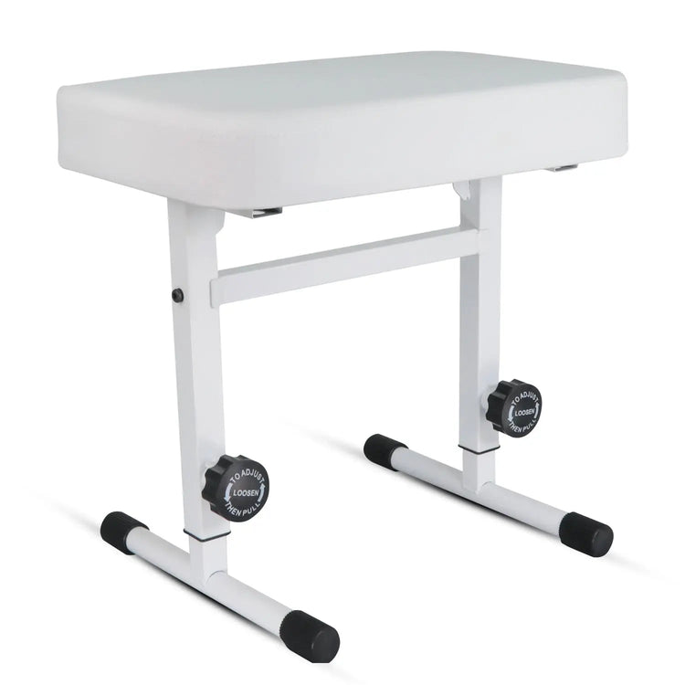 5 Core Keyboard Bench 3" Padded Cushioned Piano Stool Height Adjustable Guitar Seat Folding Portable - HONORABLE VETERANS SOLUTIONS