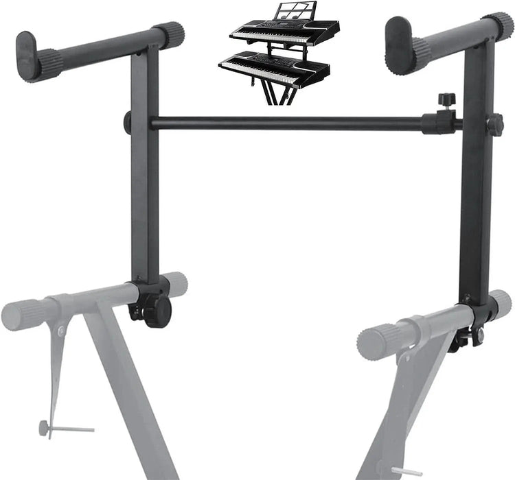 5 Core Keyboard Stand Adapter 2 Tier Adjustable Second Extension Add On for Digital Piano Stands - HONORABLE VETERANS SOLUTIONS