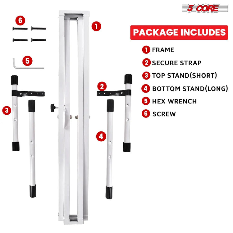 5 Core Keyboard Stand Dual X Shape Adjustable Foldable Portable Key Board DJ Controller Stands - HONORABLE VETERANS SOLUTIONS