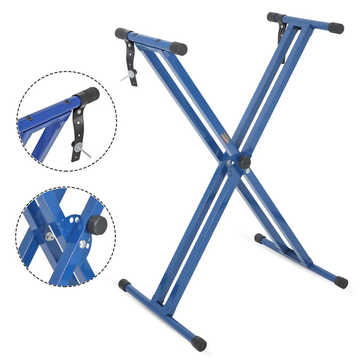 5 Core Keyboard Stand Dual X Shape Adjustable Foldable Portable Key Board DJ Controller Stands - HONORABLE VETERANS SOLUTIONS