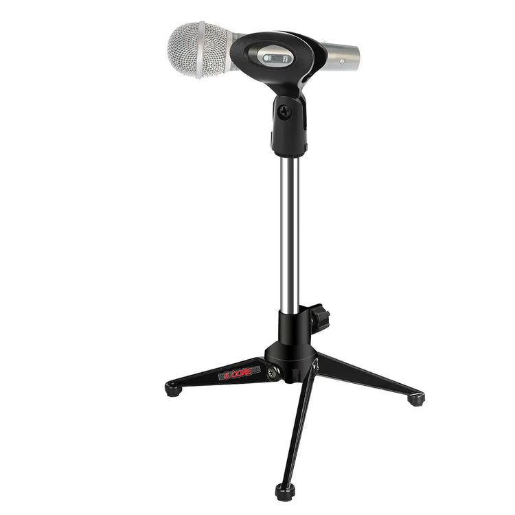 5 Core Mic Stand Adjustable Desk Microphone Stands Tripod Portable Table Pedestal Para Microfono - HONORABLE VETERANS SOLUTIONS