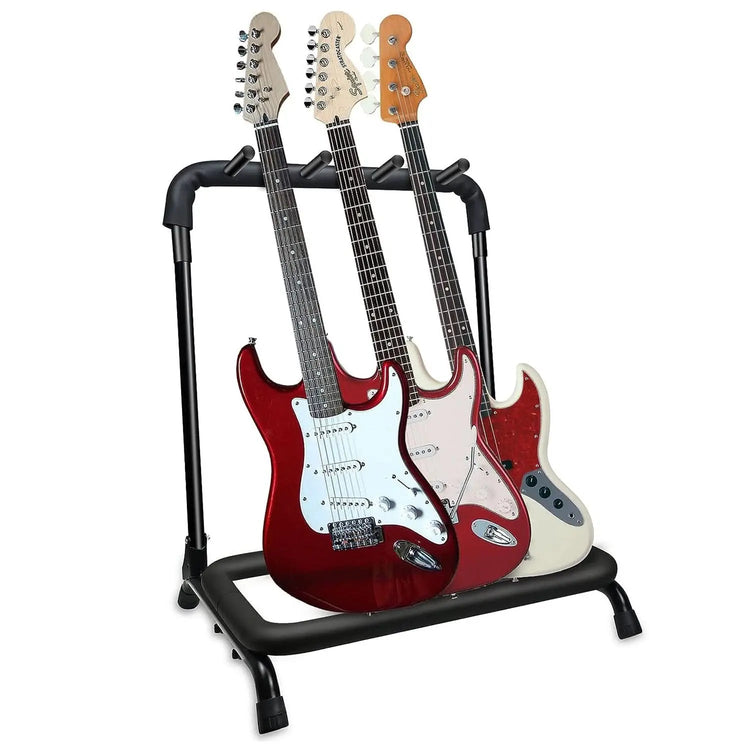 5 Core Multi Guitar Rack Stand Floor 3 Slot Adjustable Flying V Guitars Holder - HONORABLE VETERANS SOLUTIONS