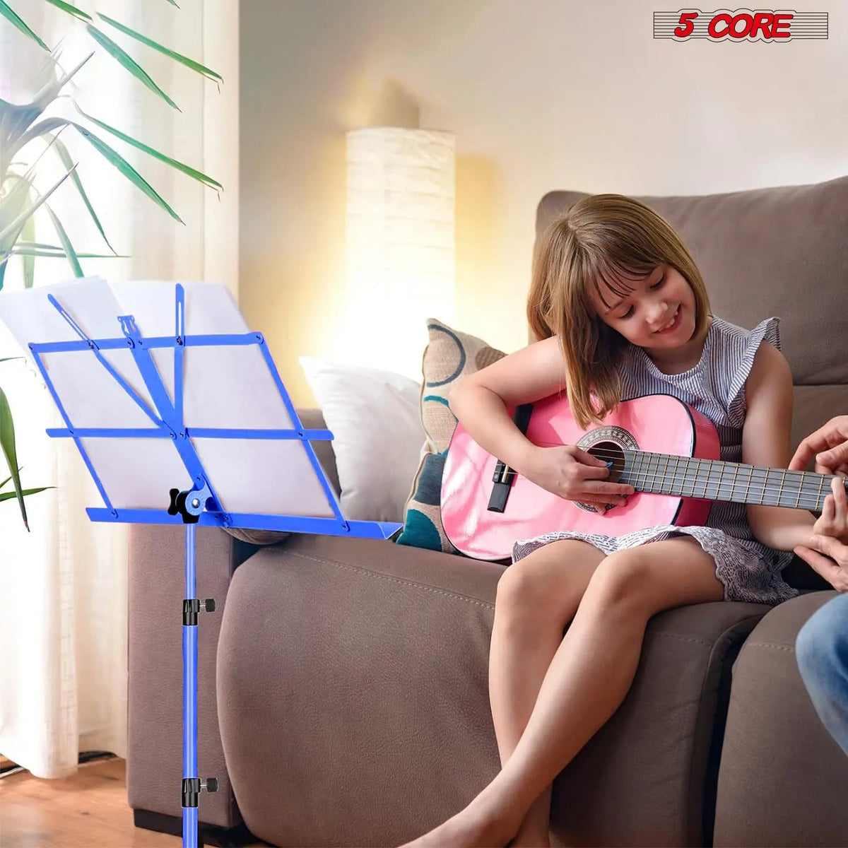 5 Core Music Stand Adjustable Desktop Book Stands Portable Sheet Holder All Metal Foldable Bookstand - HONORABLE VETERANS SOLUTIONS