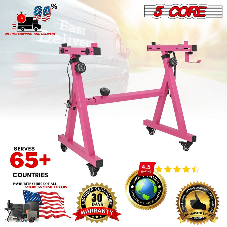 5 Core Piano Keyboard Stand Z Shape Height Adjustable Heavy Duty Key Board DJ Controller Stands - HONORABLE VETERANS SOLUTIONS