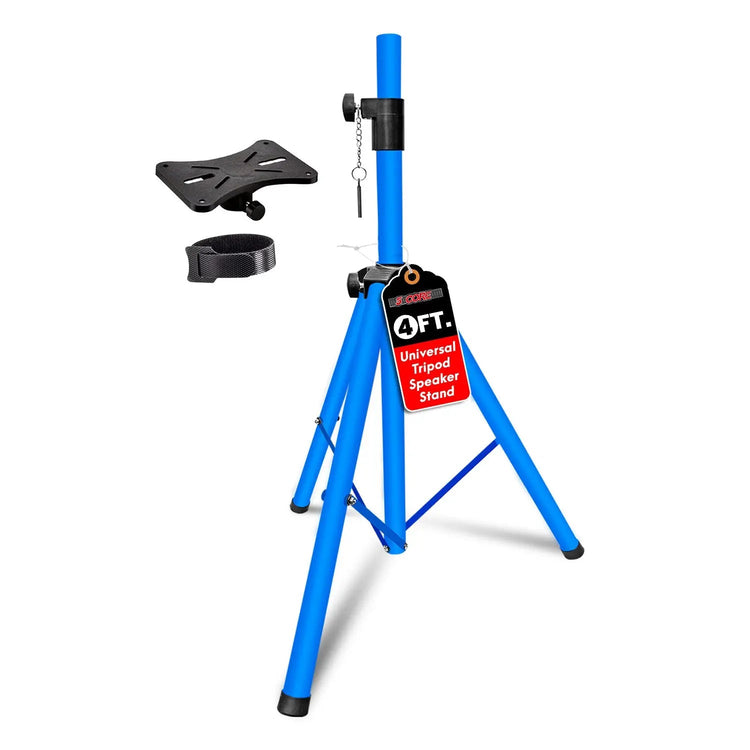 5 Core Speaker Stand Height Adjustable 48" Heavy Duty PA DJ Tripod Studio Monitor Stands - HONORABLE VETERANS SOLUTIONS