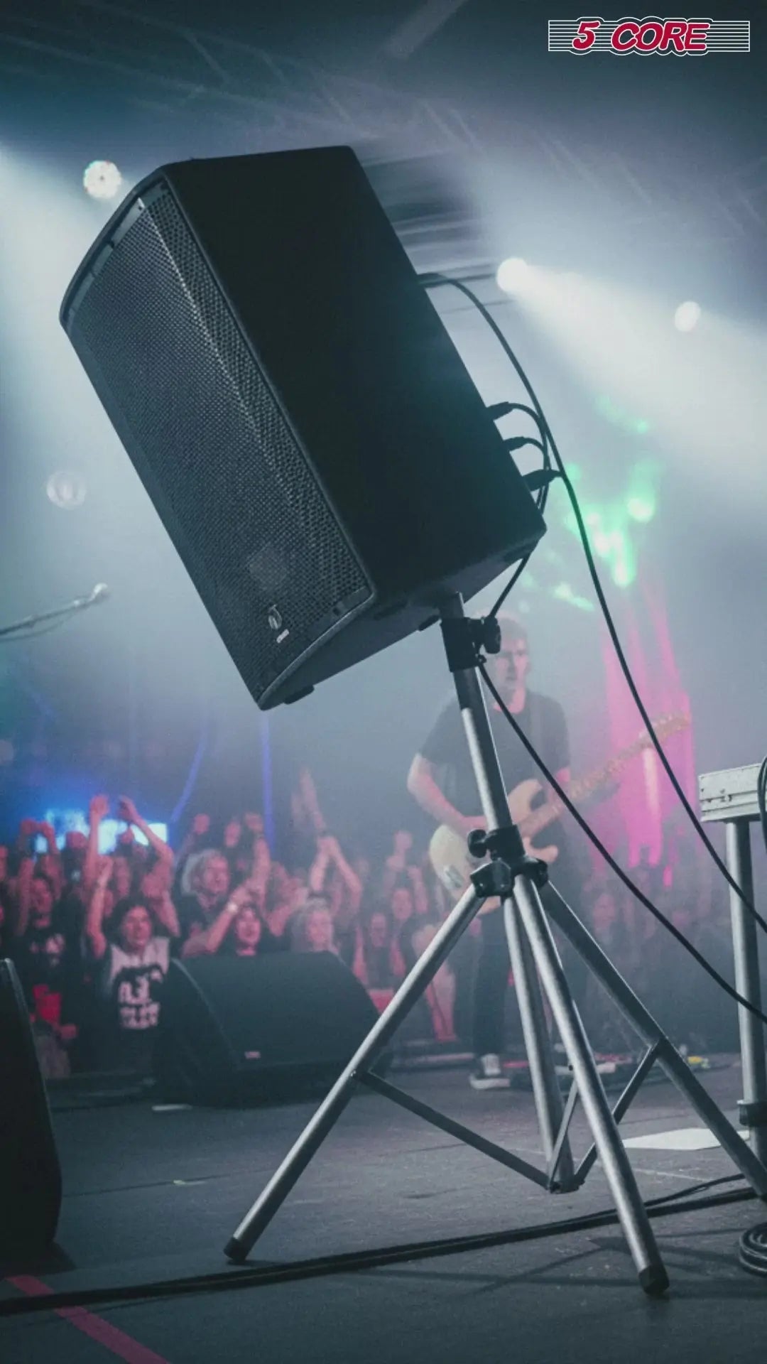 5 Core Speaker Stand Height Adjustable 72" Heavy Duty PA DJ Tripod Studio Monitor Stands - HONORABLE VETERANS SOLUTIONS