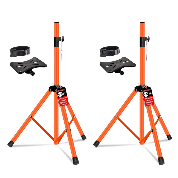 5 Core Speaker Stand Pair Height Adjustable 54" Heavy Duty PA DJ Tripod Studio Monitor Stands - HONORABLE VETERANS SOLUTIONS