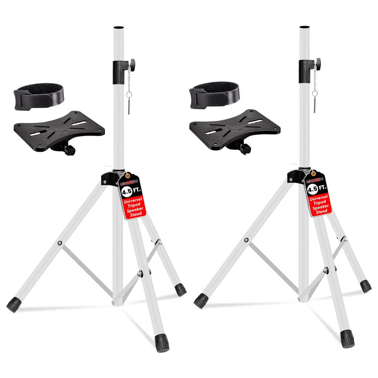 5 Core Speaker Stand Pair Height Adjustable 54" Heavy Duty PA DJ Tripod Studio Monitor Stands - HONORABLE VETERANS SOLUTIONS