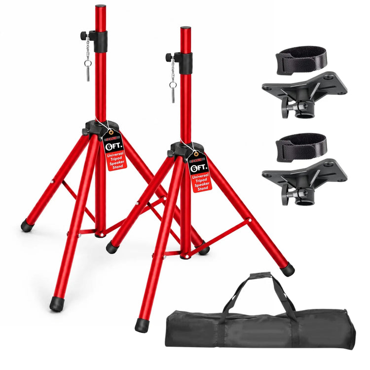 5 Core Speaker Stand Pair Height Adjustable 72" Heavy Duty PA DJ Tripod Studio Monitor Stands - HONORABLE VETERANS SOLUTIONS