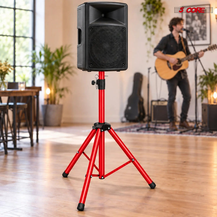 5 Core Speaker Stand Pair Height Adjustable 72" Heavy Duty PA DJ Tripod Studio Monitor Stands - HONORABLE VETERANS SOLUTIONS
