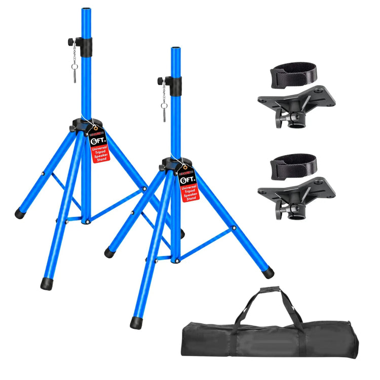 5 Core Speaker Stand Pair Height Adjustable 72" Heavy Duty PA DJ Tripod Studio Monitor Stands - HONORABLE VETERANS SOLUTIONS