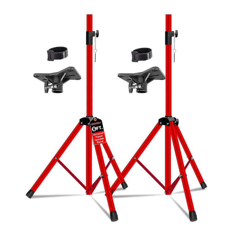 5 Core Speaker Stand Pair Height Adjustable PA DJ Tripod Studio Monitor Stands w 35mm Insert - HONORABLE VETERANS SOLUTIONS