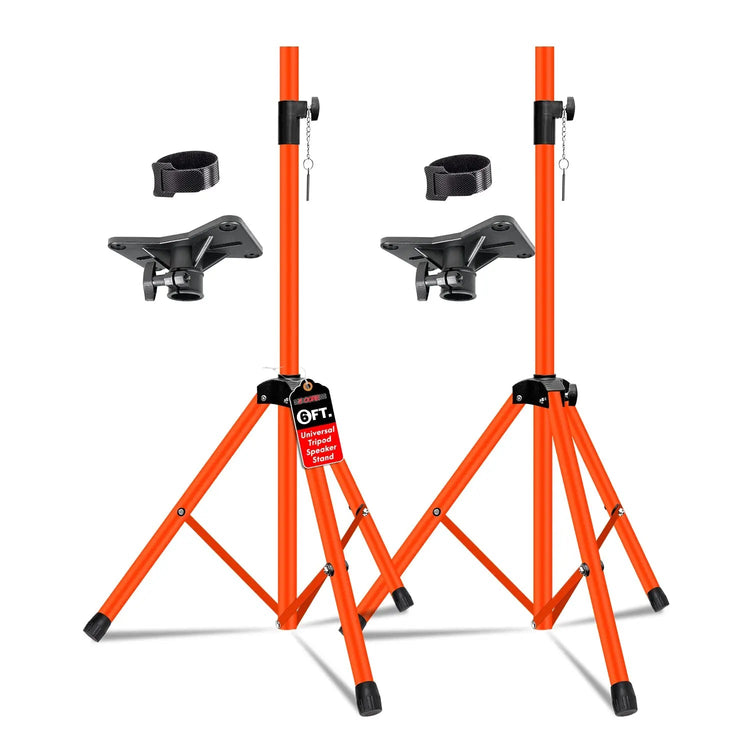 5 Core Speaker Stand Pair Height Adjustable PA DJ Tripod Studio Monitor Stands w 35mm Insert - HONORABLE VETERANS SOLUTIONS