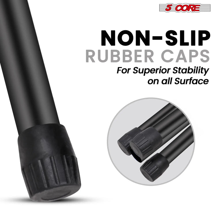 5 Core Speaker Stand Tripod Heavy Duty Adjustable 48" Universal Mount for PA DJ Studio - HONORABLE VETERANS SOLUTIONS