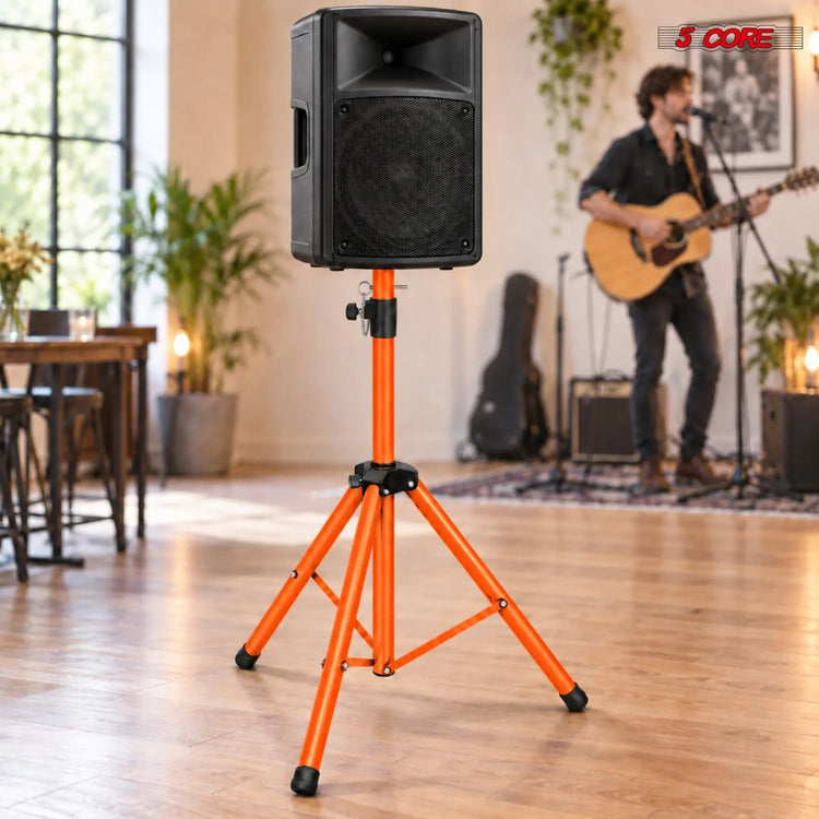 5 Core Speaker Stand Tripod Heavy Duty Adjustable 72" Universal Mount for PA DJ Studio - HONORABLE VETERANS SOLUTIONS