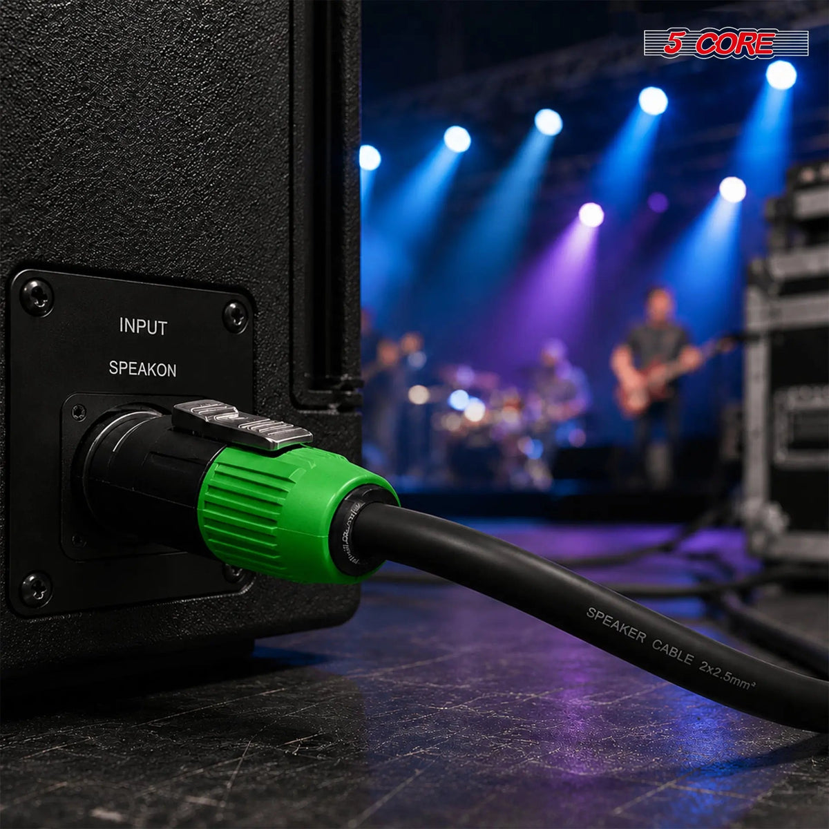 5 Core Speakon Adapter High Quality Audio Jack Male Audio Pin Speaker Adapter Connector - HONORABLE VETERANS SOLUTIONS