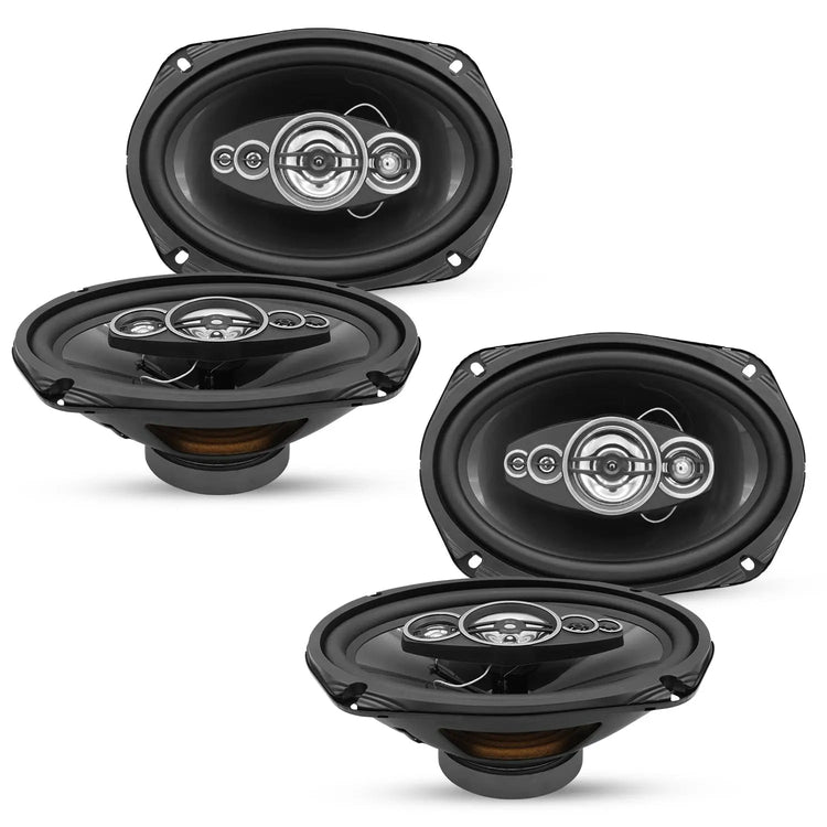 5Core 6x9 Car Speaker 4Pcs 800W 4Ohm 2 Way Coaxial Speaker Audio w Super Tweeter Fit for Vehicle - HONORABLE VETERANS SOLUTIONS