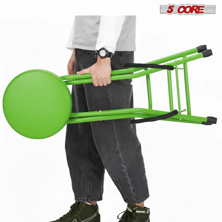 5Core Guitar Stool 3.15" Padded Chair Foldable Heavy Duty Music Seat Built in Foot Rest Guitar Stand - HONORABLE VETERANS SOLUTIONS