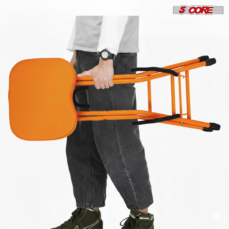 5Core Guitar Stool 3.15" Padded Chair Foldable Heavy Duty Music Seat Built in Foot Rest Guitar Stand - HONORABLE VETERANS SOLUTIONS