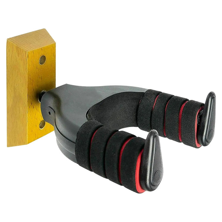 5Core Guitar Wall Mount Hanger Adjustable Display Wall Hook Holder Hard Wood Base - HONORABLE VETERANS SOLUTIONS