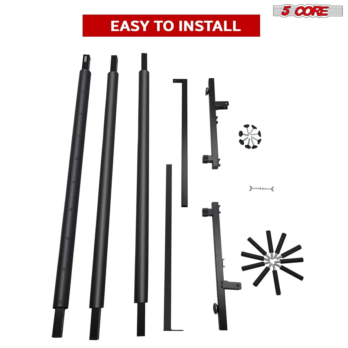 5Core Multi Guitar Rack Stand Floor 9 Slot Adjustable Flying V Guitars Holder - HONORABLE VETERANS SOLUTIONS