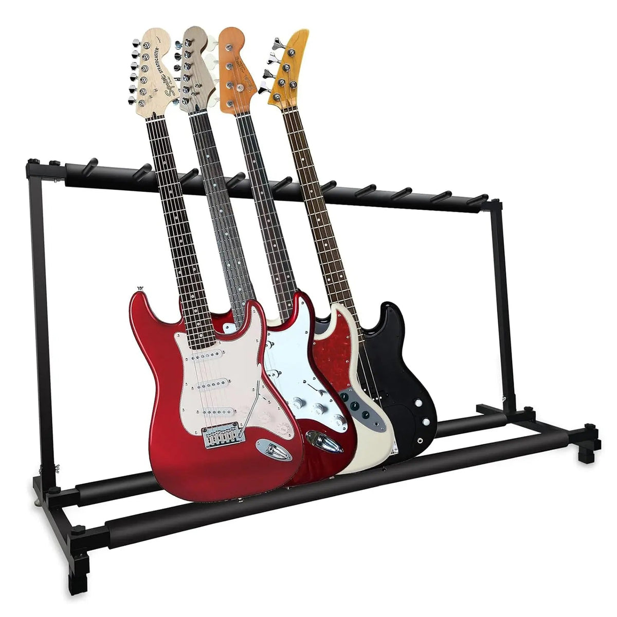 5Core Multi Guitar Rack Stand Floor 9 Slot Adjustable Flying V Guitars Holder - HONORABLE VETERANS SOLUTIONS