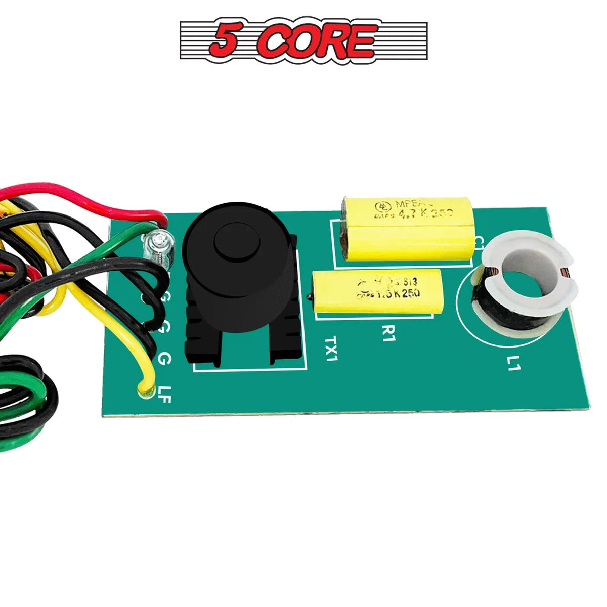 5Core Professional 2 Way Passive Crossover Network High Performance & Low Resistance Air Core Coil - HONORABLE VETERANS SOLUTIONS