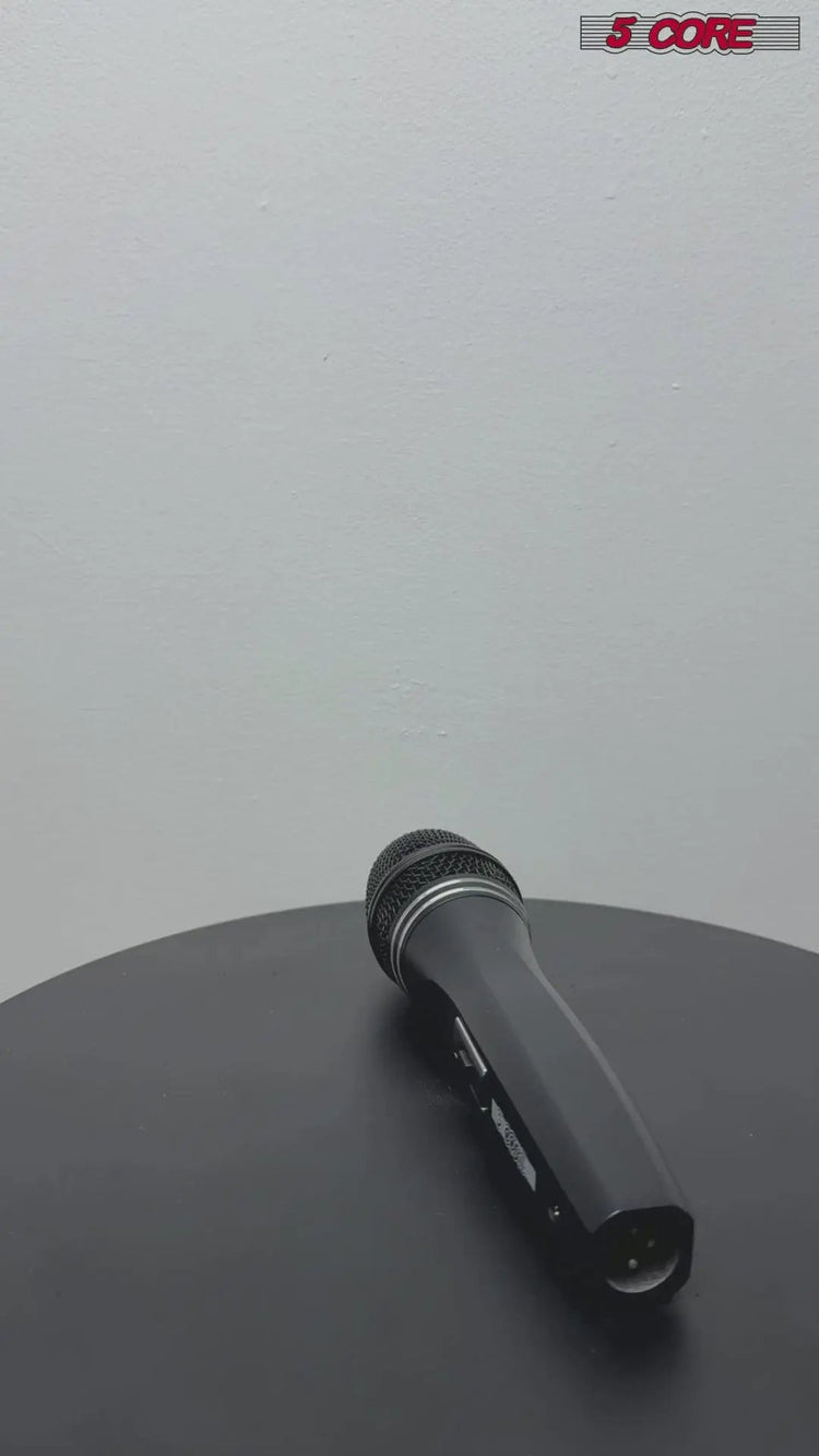 5Core XLR Microphone Dynamic Mic Karaoke Singing Studio Microfono Handheld Mics - HONORABLE VETERANS SOLUTIONS