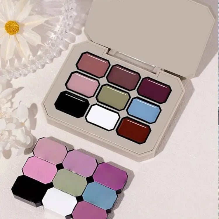9-Color Solid Gradient High-Saturation Blush Nail Polish, French Manicure Gel, Suitable for Nail Technicians and Beginners. - HONORABLE VETERANS SOLUTIONS