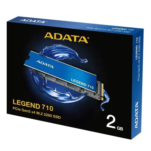 ADATA 2TB Legend 710 M.2 NVMe Gen3 SSD, M.2 2280, PCIe 3.0, 3D NAND, R/W 2400/1800 MB/s - HONORABLE VETERANS SOLUTIONS