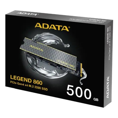 ADATA 500GB Legend 860 M.2 NVMe Gen4 SSD, M.2 2280, PCIe4, R/W 5000/3000 MB/s, PS5 Compatible - HONORABLE VETERANS SOLUTIONS