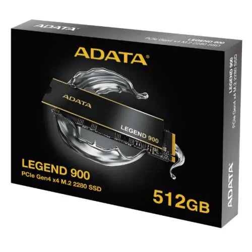ADATA 512GB Legend 900 M.2 NVMe Gen4 SSD, M.2 2280, PCIe 4.0, 3D NAND, R/W 6200/2300 MB/s - HONORABLE VETERANS SOLUTIONS