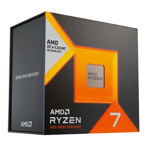 AMD Ryzen 7 7800X3D CPU, AM5, 4.2GHz (5.0 Turbo), 8-Core, 120W, 104MB Cache, 5nm, 7th Gen, Radeon Graphics, NO HEATSINK/FAN - HONORABLE VETERANS SOLUTIONS