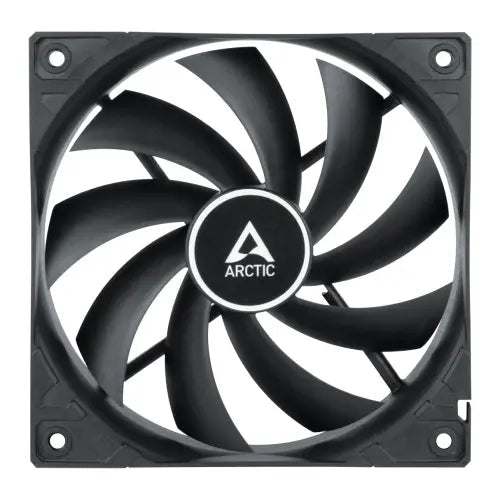ARCTIC F12 120mm PWM PST Case Fan w/ Cable Splitter, Black, Fluid Dynamic, 230-1350 RPM - HONORABLE VETERANS SOLUTIONS